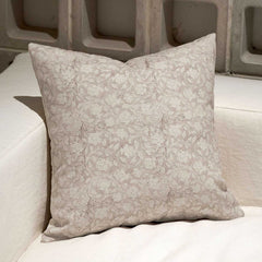 Lierna Elegant Tranquil Sophisticated Floral Printed Pillow Cover