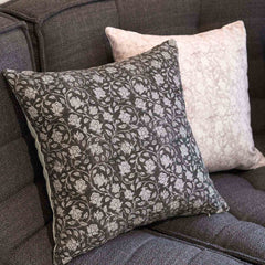 Lierna Elegant Tranquil Sophisticated Floral Printed Pillow Cover