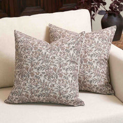 Matera Charming Exquisite  Floral Print Pillow Cover