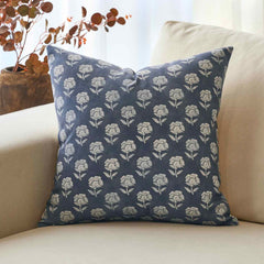 Monza Rustic Elegance Serene Floral Pillow Cover