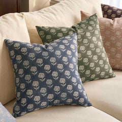 Monza Rustic Elegance Serene Floral Pillow Cover