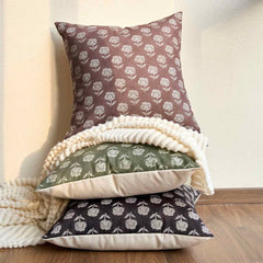 Monza Rustic Elegance Serene Floral Pillow Cover