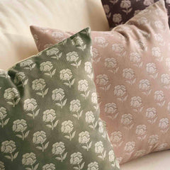 Monza Rustic Elegance Serene Floral Pillow Cover