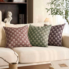 Monza Rustic Elegance Serene Floral Pillow Cover