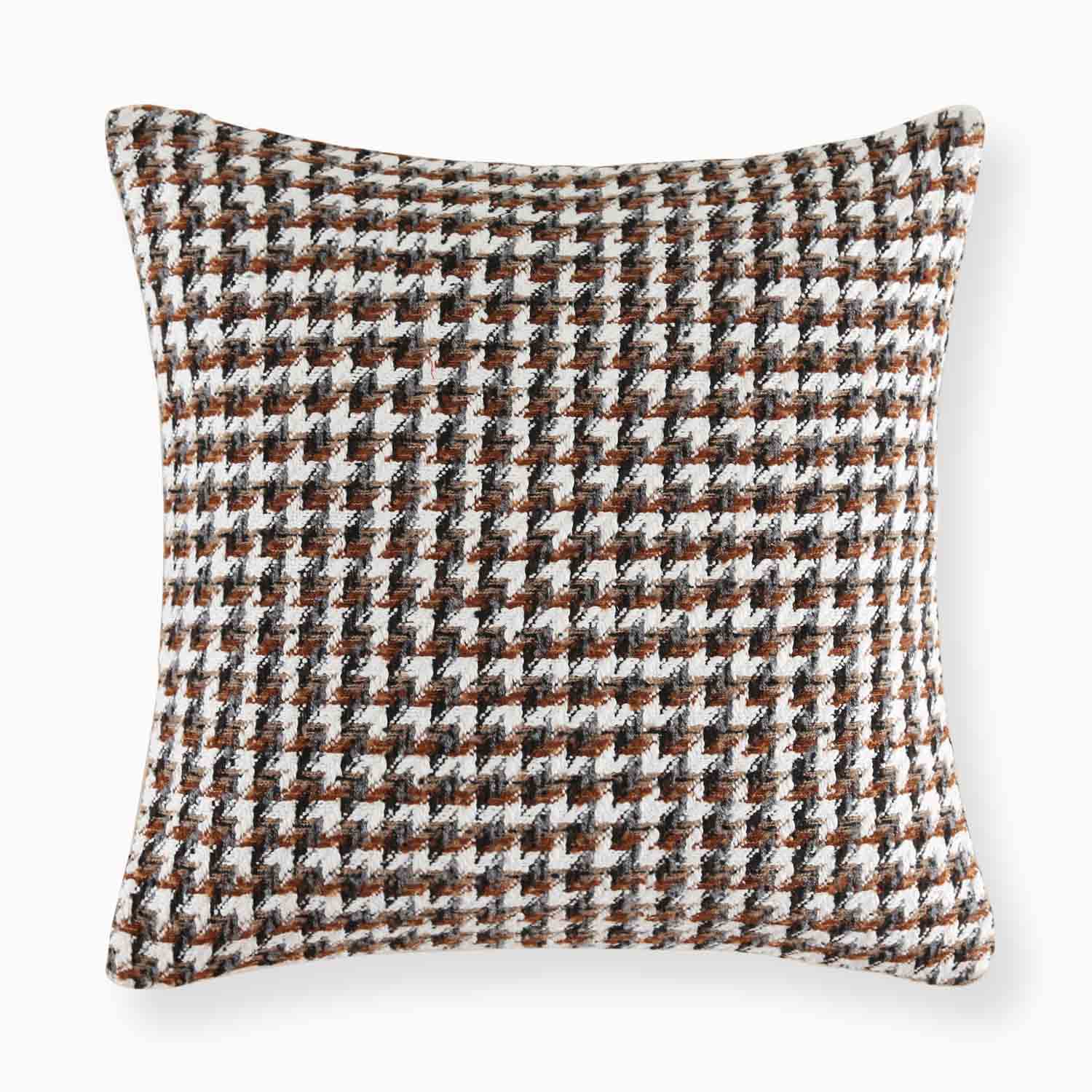 Siena Houndstooth Woven Pillow Cover-